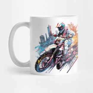 Motocross Racer Speed Competition Competition Mug